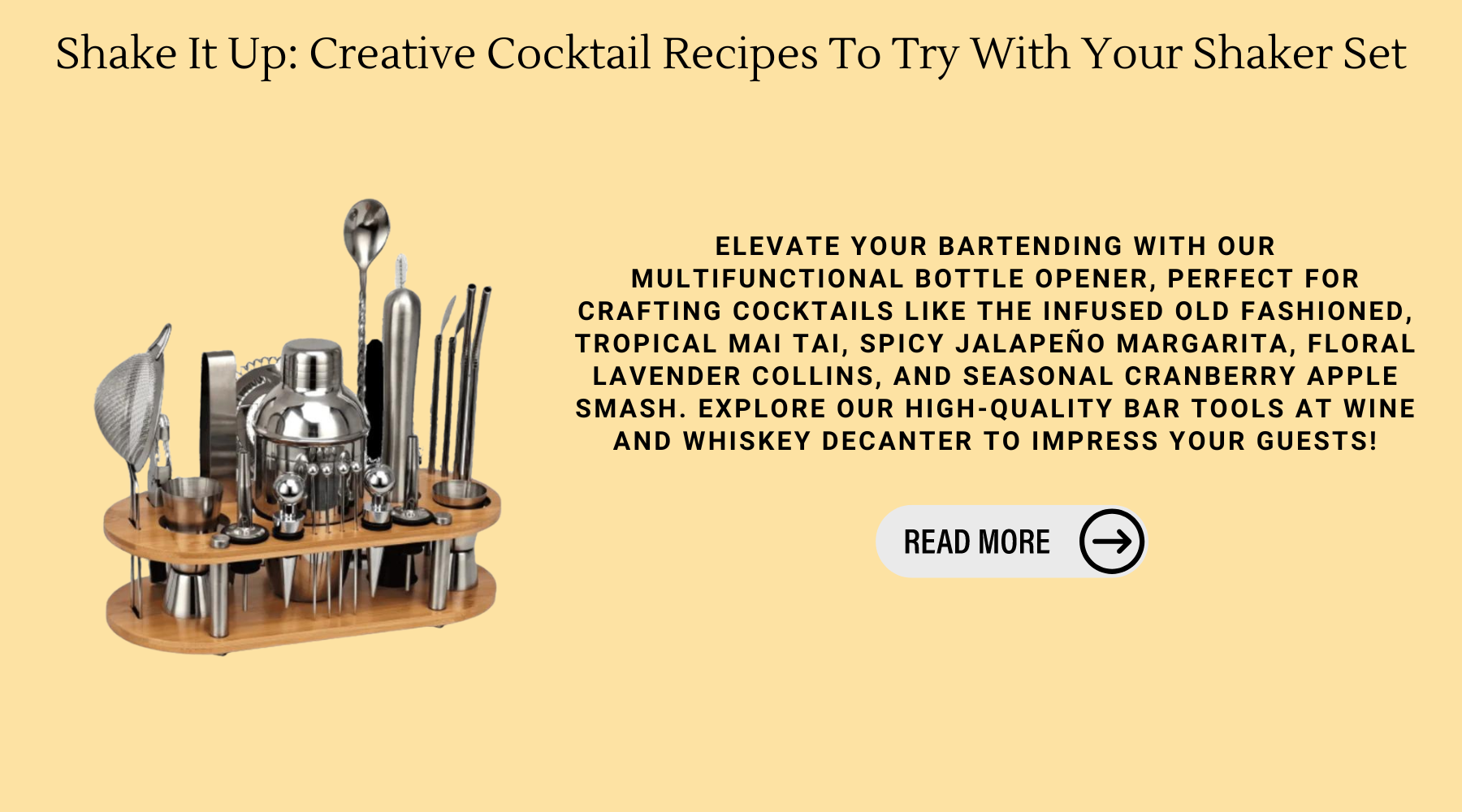 Shake It Up: Creative Cocktail Recipes To Try With Your Shaker Set