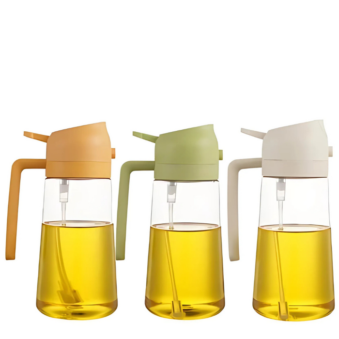 Modern Oil Dispenser Trio For Kitchen Use