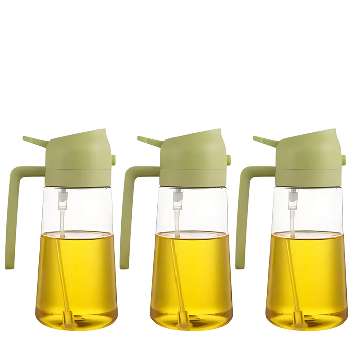 Durable 3 Piece Oil Dispenser Set