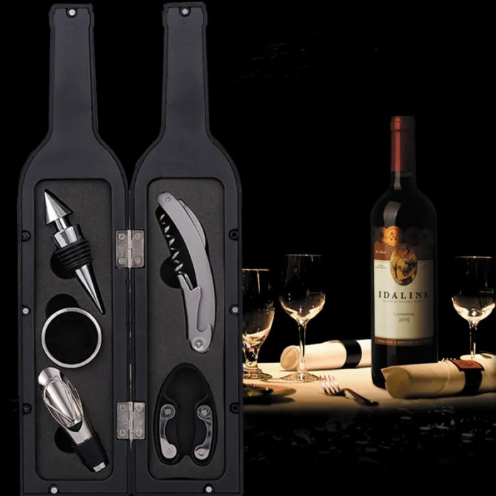 Multi Tool Wine Bottle Opener Set With Accessories