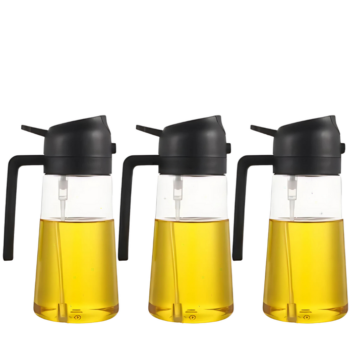 Durable 3 Piece Oil Dispenser Set