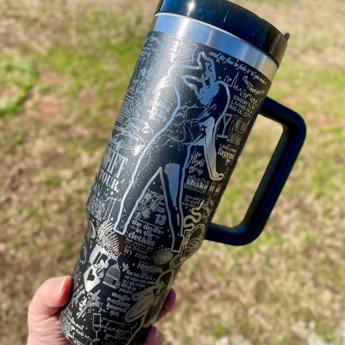 Taylor Swift Printed Tumbler With Handle