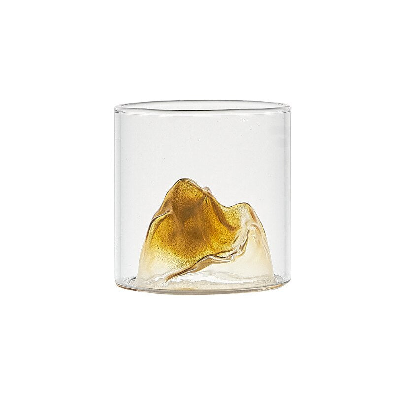 Whisky Mountain Shaped Glass Cup