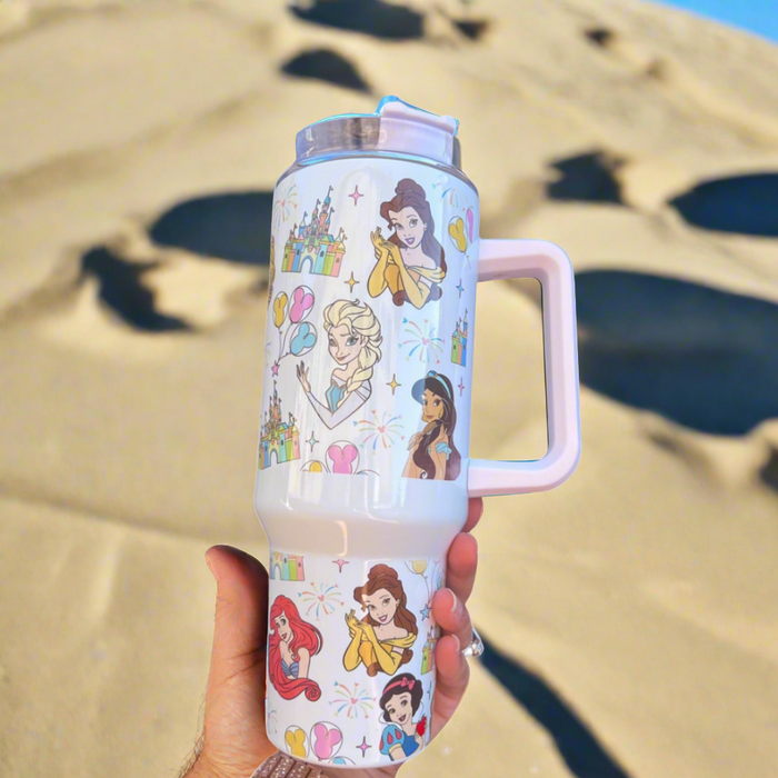 Magic Park Princess 40 oz Kawaii Travel Tumbler