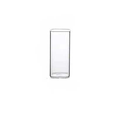 Square Plain Glass Cup