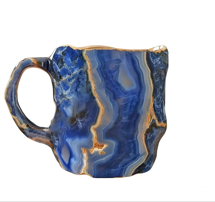 Artisan Stone Crystal Coffee Mugs