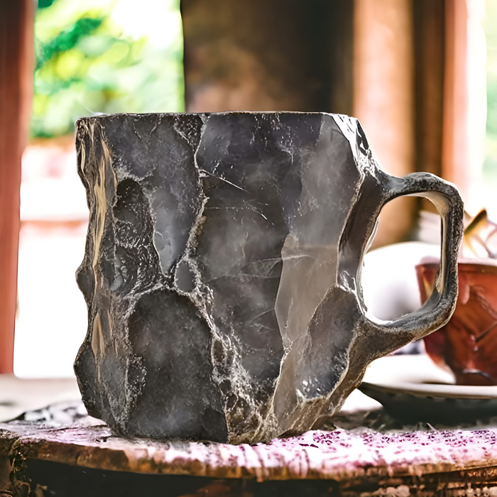 Stone Look Mug With A Natural Textured Finish