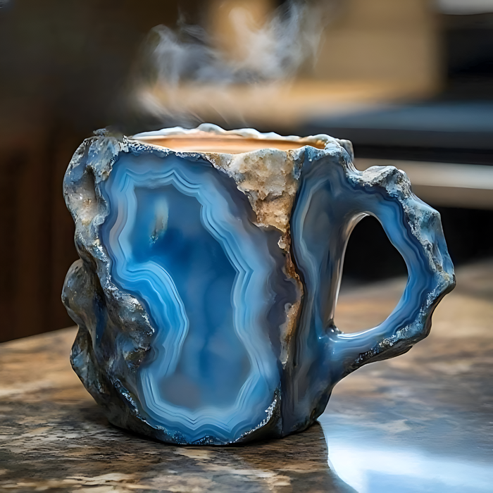 Stone Look Mug With A Natural Textured Finish