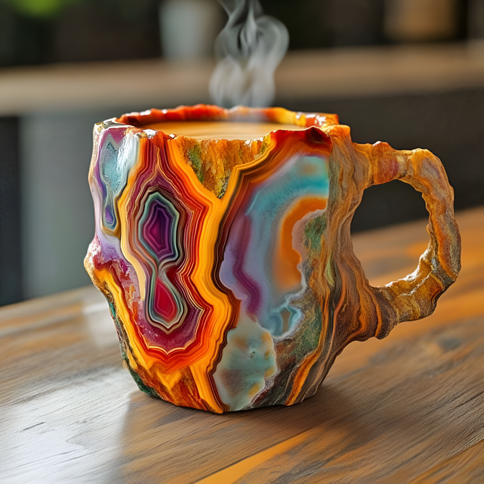 Stone Look Mug With A Natural Textured Finish