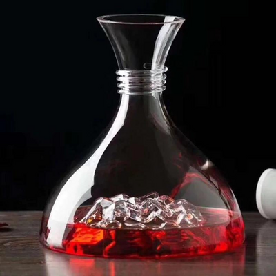 Glass Iceberg Red Wine Decanter