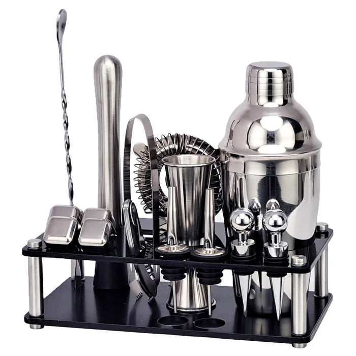 16 Pieces Boston Mixology And Craft Cocktail Shaker Set