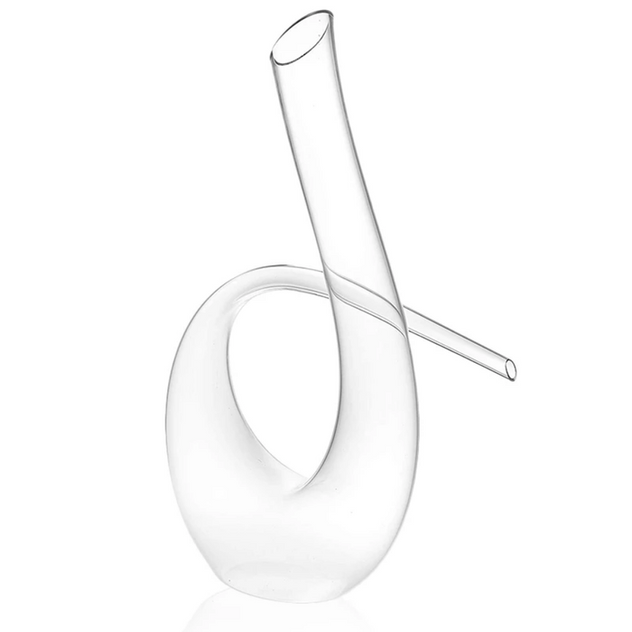 Hand Blown Wine Decanter Musical Note-6