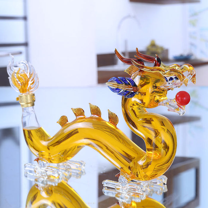 Eco-Friendly Dragon Shaped Home Bar Decanters