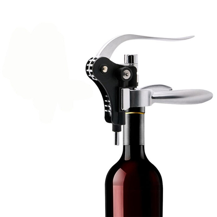 Professional Zinc Alloy Wine Opener - Premium Corkscrew & Bottle Opener for Effortless Opening"