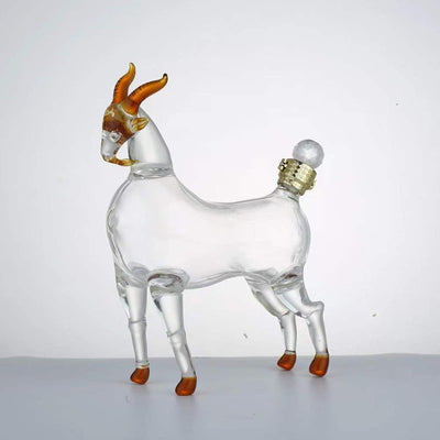 Goat Shaped Whiskey Decanter