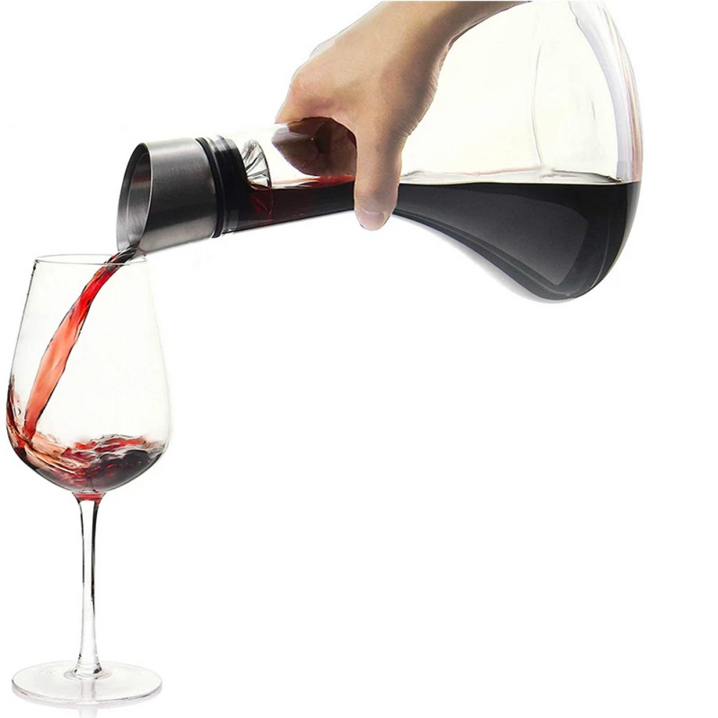 Wine Decanter with Aerator Lead-free Wine Carafe