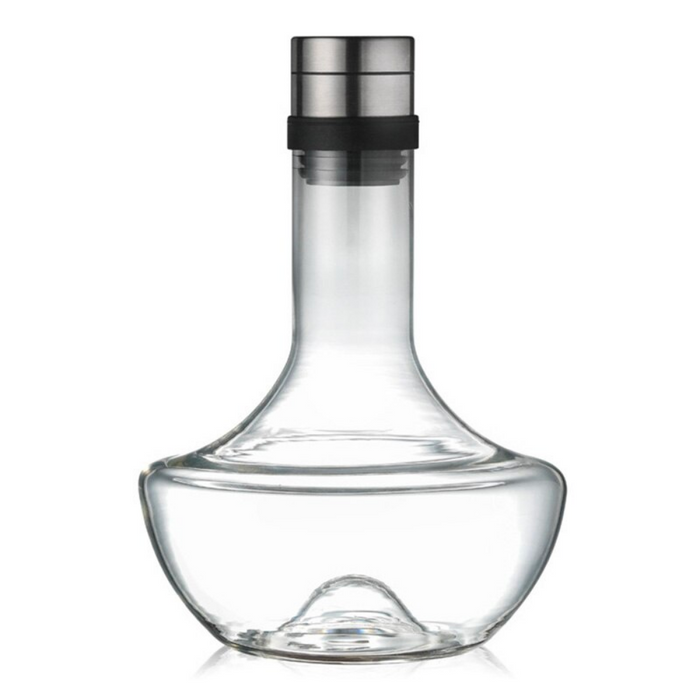 Crystal Red Wine Carafe Decanter with Wine Bottle Insert