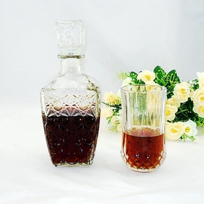 Crystal Glass Liquor Bottle