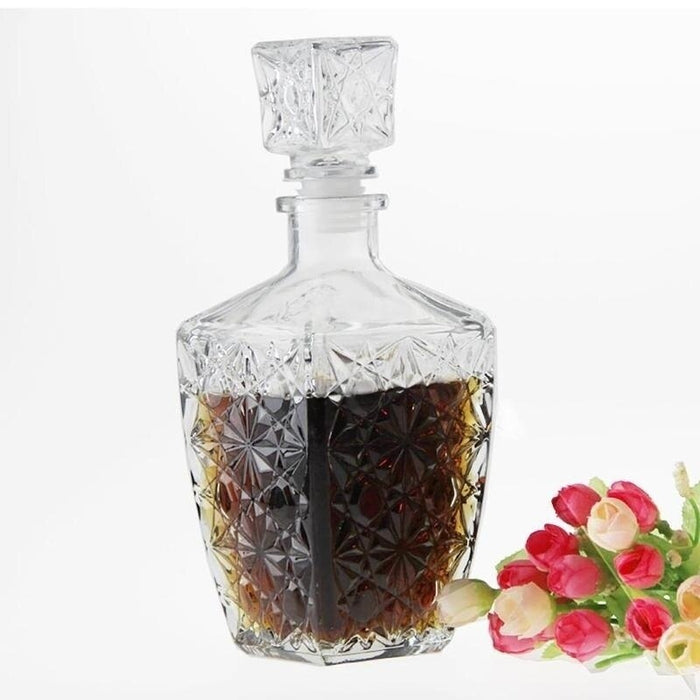 Crystal Glass Liquor Bottle