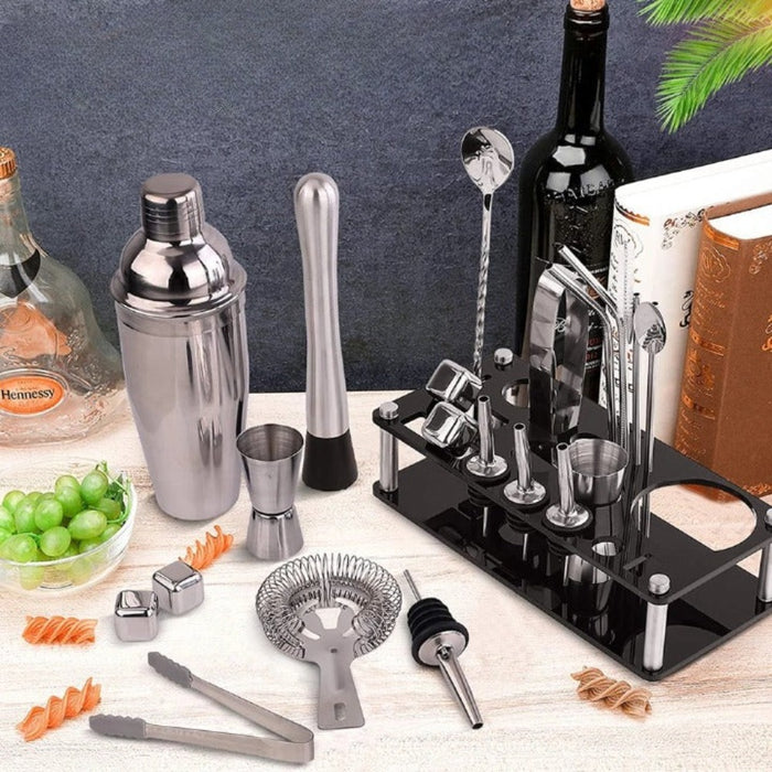 16 Pcs Mixology And Craft Cocktail Shaker Set