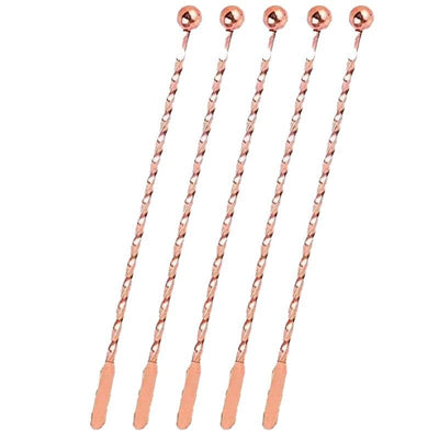 5-Piece Cocktail Bar Spoons For Mixing