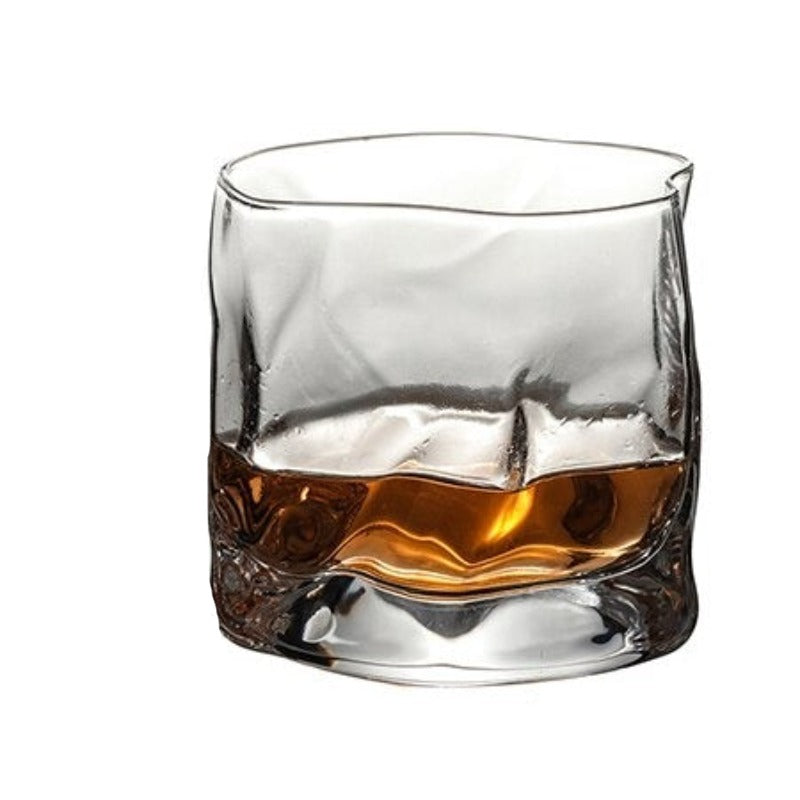 Premium Perfect Whiskey Glasses - Round Shape, Transparent Glass | Ideal for Enjoying the Finest Spirits