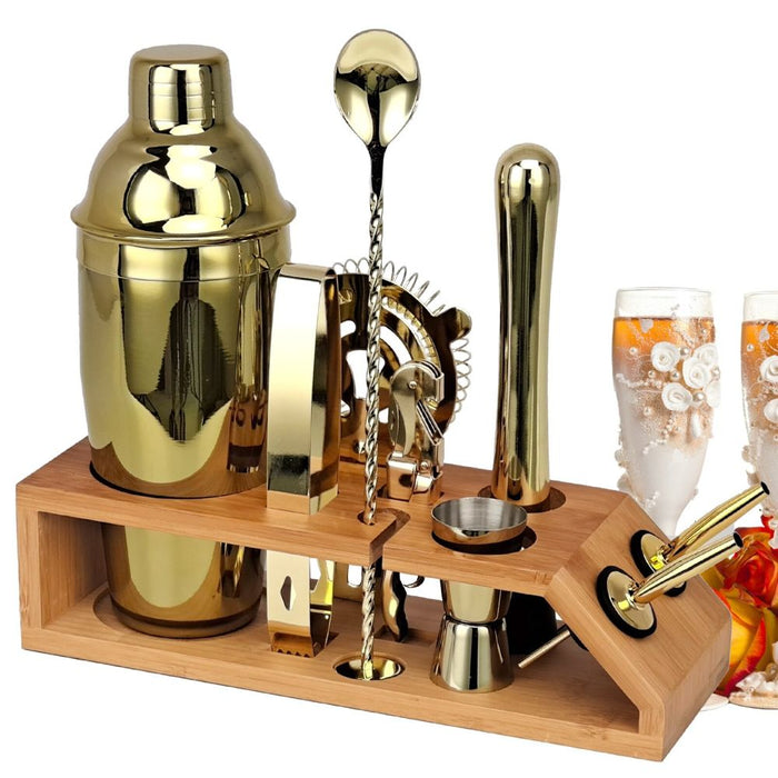 Mixology And Craft Cocktail Shaker Set