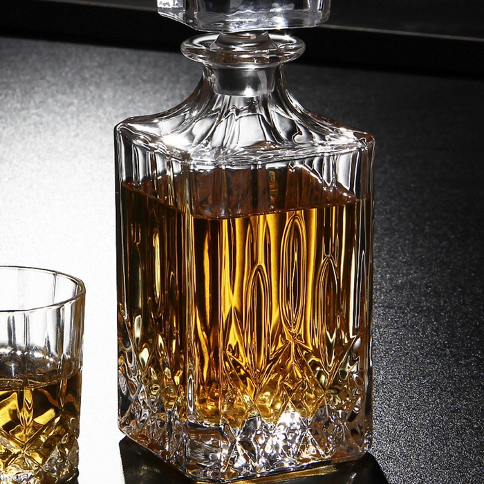 Crystal Shaped Decanter