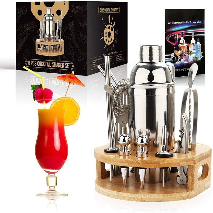 Mixology & Craft Cocktail Shaker Set