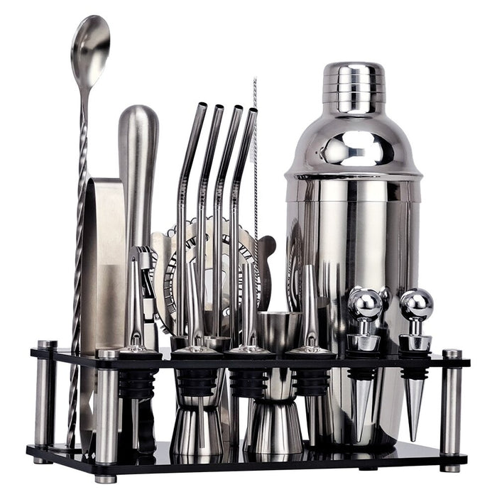 Stainless Steel Mixology Cocktail Shaker Set