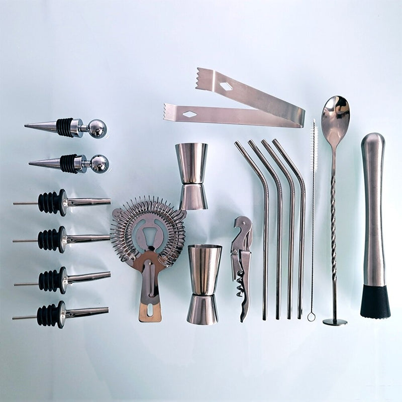 Stainless Steel Mixology Cocktail Shaker Set