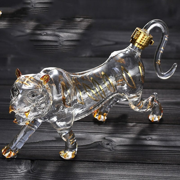 Tiger Shaped Decanter