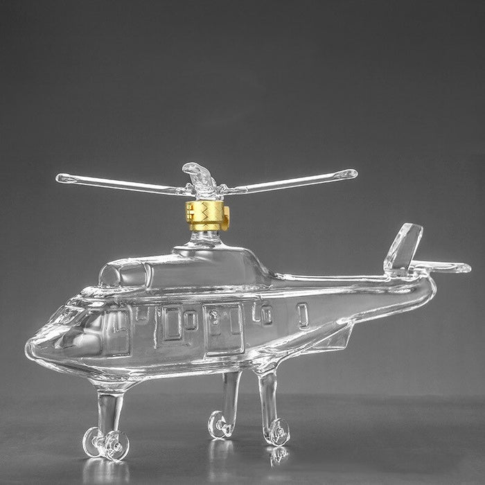 Helicopter Shaped Decanter For Liquor