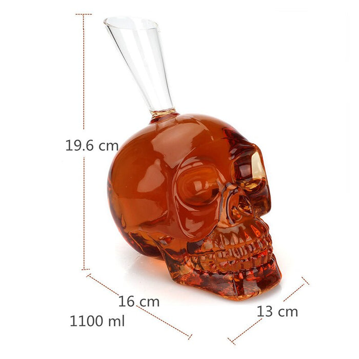 Punk Style Skull Designed Liquor Decanter