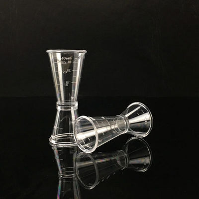 Clear Resin Double Cocktail Jigger