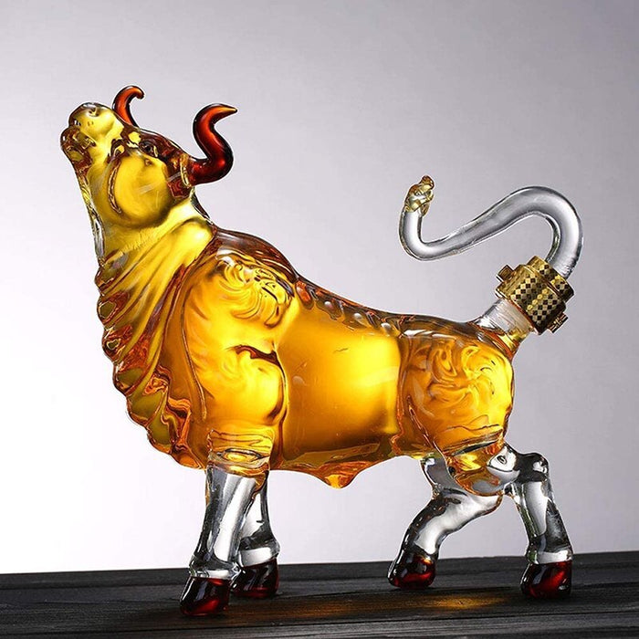 Bull Designed Wine Decanter