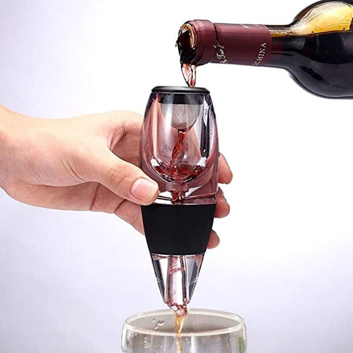Wine Decanter Pourer With Filter Stand